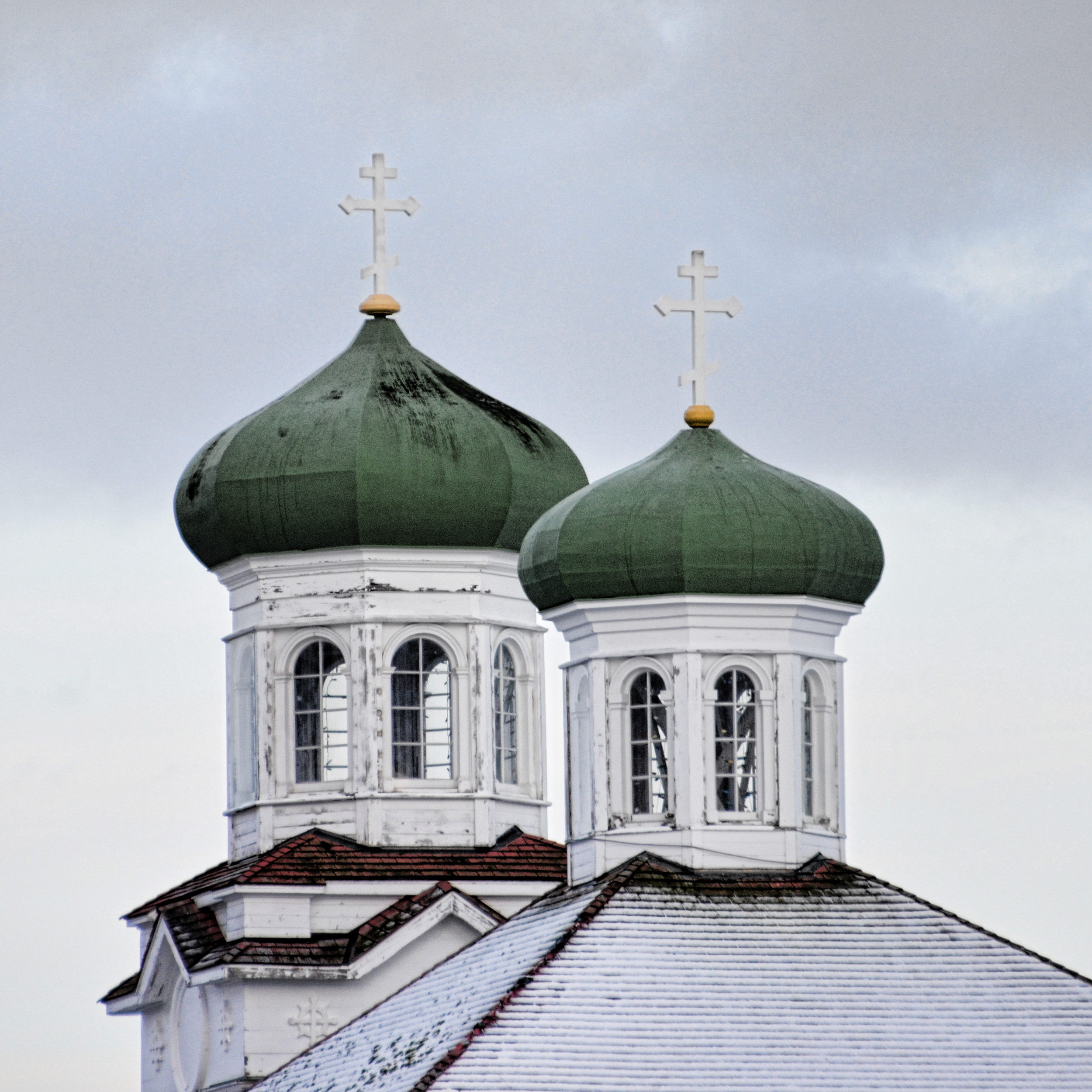 Domes of the Russian Orthodox Cathedral (Photo by Albert Burnham)