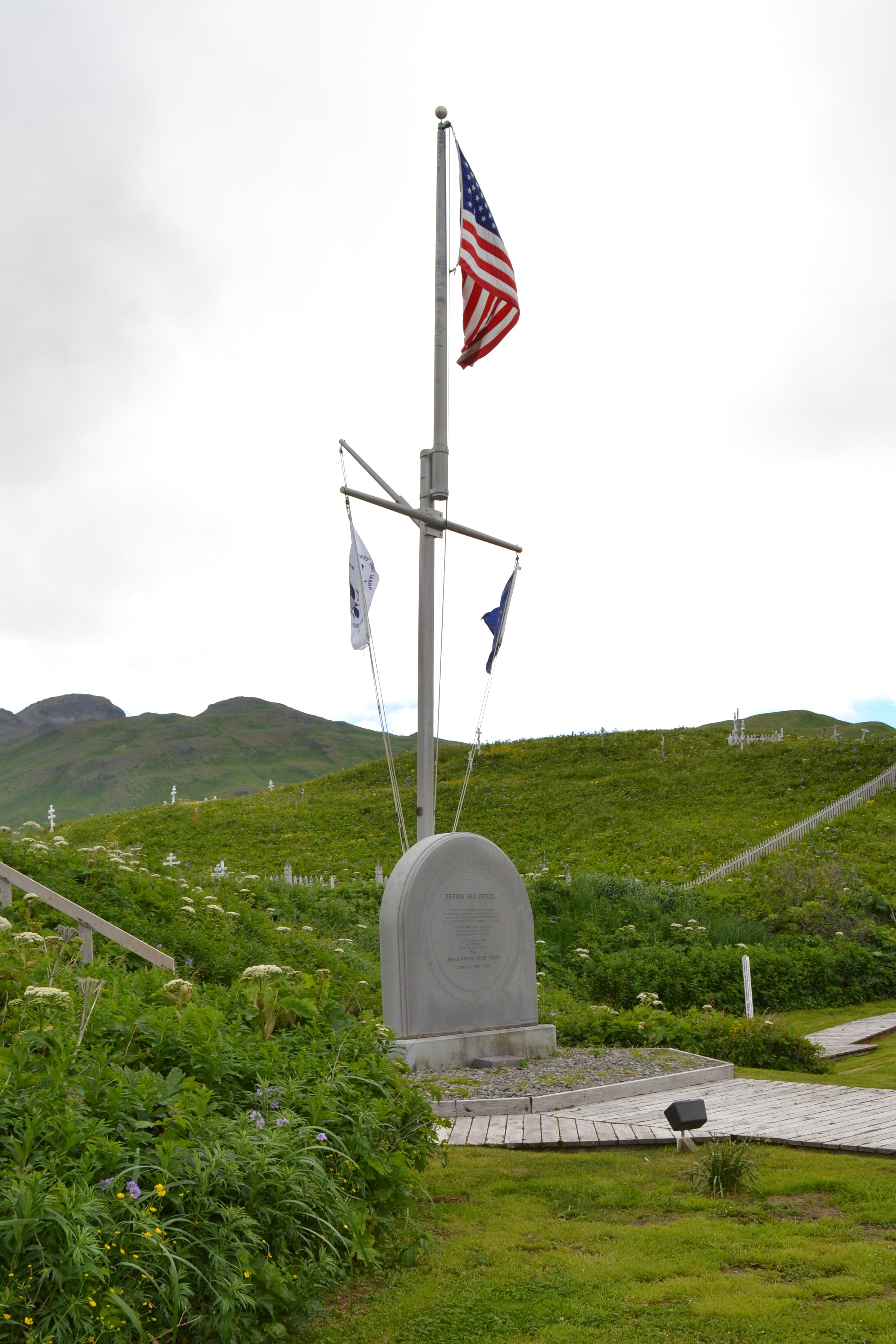 Memorial Park in Unalaska (Photo by Angel Shubert)