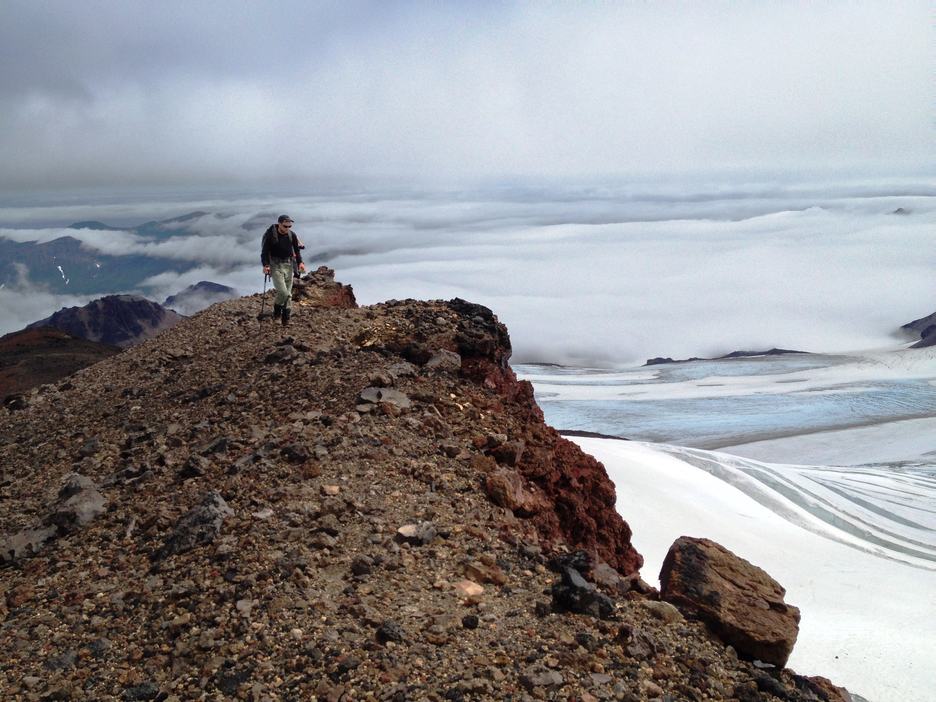 Hike to Makushin Volcano (Photo by Jacob Whitaker)