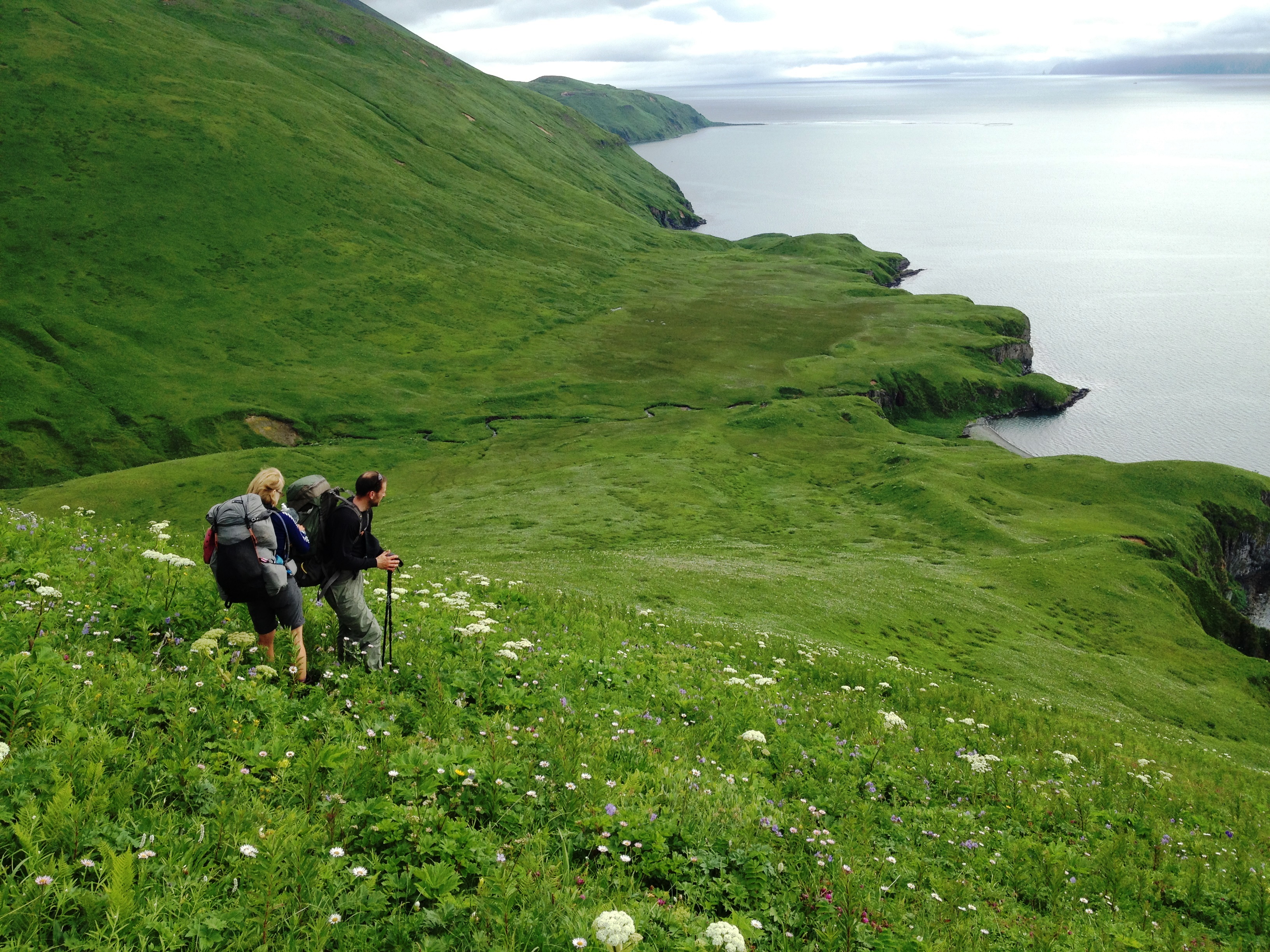 Hike to Makushin Volcano (Photo by Jacob Whitaker)