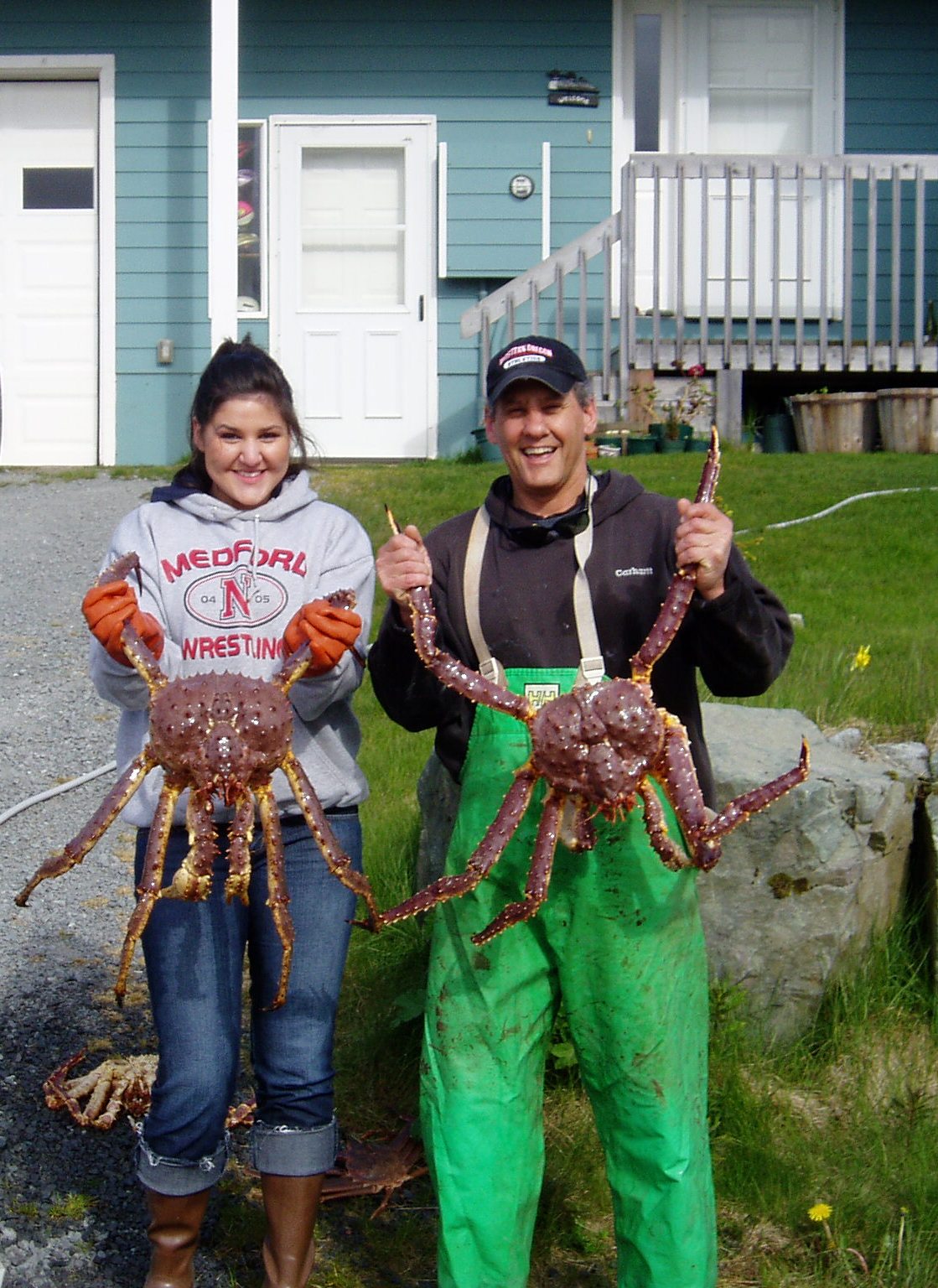 Proud Crabbers (Photo courtesy of Nancy Peterson)