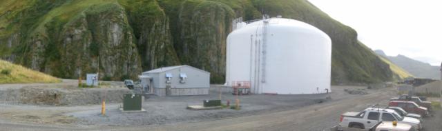 Leachate Flow Leveling Tank at Landfill