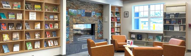 Unalaska Public Library Fireplace