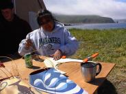 Unangan Culture Camp, Making Aleut Bentwood Hats