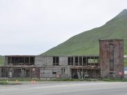 Torpedo building near airport; photo by Ali Bonomo