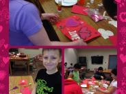 Valentine's Day  Card with Recycled book pages 2014