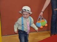 A youngster is on the hunt for easter eggs