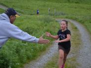 Runner in Ballyhoo Mountain race.