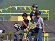 Unalaska youth participating in Skate Jam