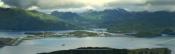 Amaknak and Unalaska Islands, taken from airplane over Hog Island