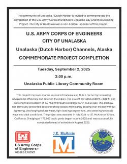 USACE Channel Dredge Commemoration