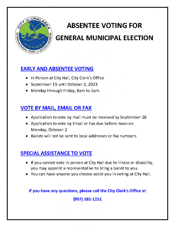 Absentee Voting 2023