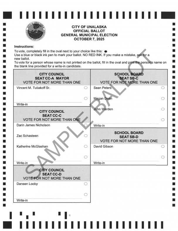 Sample Ballot