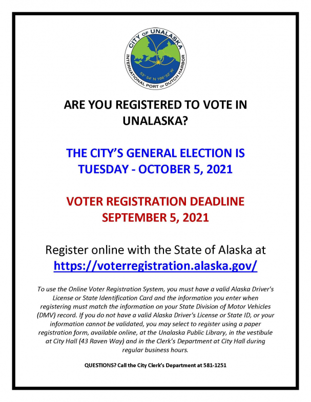 Notice - Voter Registration Deadline