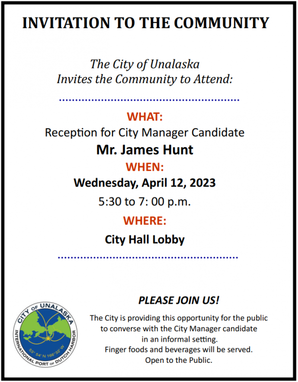 Community Reception For City Manager Candidate
