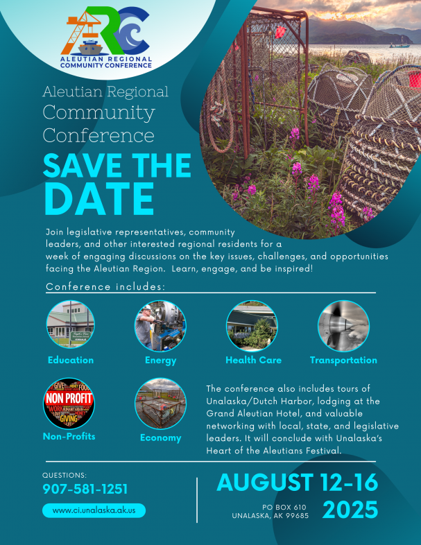 Aleutian Regional Community Conference Flyer