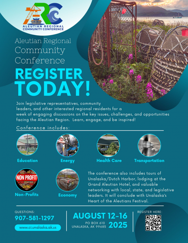 Aleutian Regional Community Conference Flyer