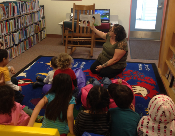 Photograph of Head Start Story Time