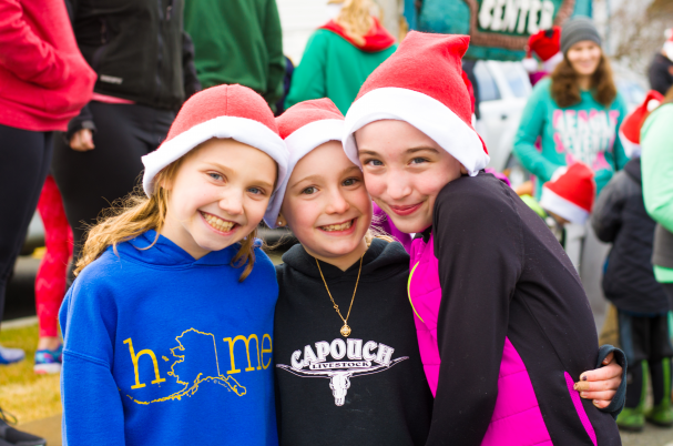 Santa Run Participants 