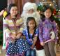 Kids with Santa Claus.