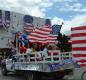 Float in the 4th of July parade.